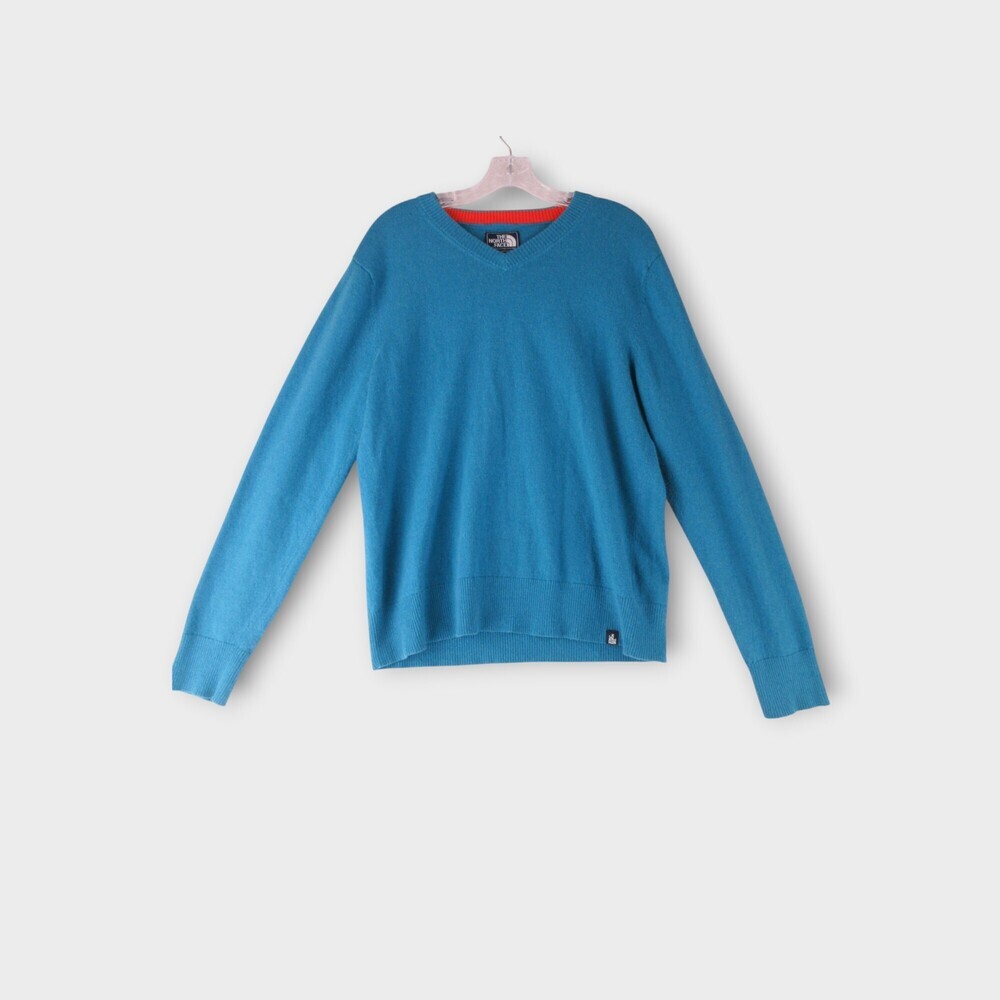 The North Face Blue Knit Pullover Sweater Size M